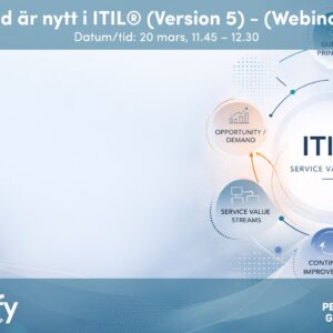 Vad är nytt i ITIL® (Version 5) - (Webinar)